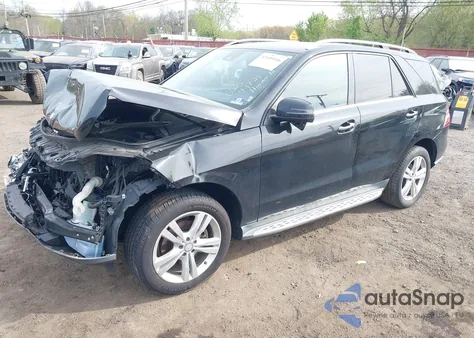 2015 Mercedes-Benz Ml 350 4Matic из США, поврежденный, VIN 4JGDA5HB0FA506525